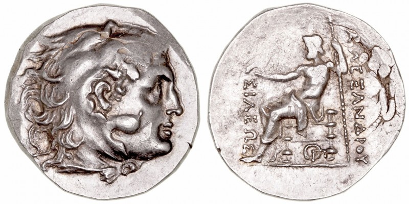 Reino Macedonio
Alejandro Magno
Tetradracma. AR. (250-200 a.C.). Ceca incierta...
