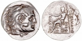 Reino Macedonio
Alejandro Magno
Tetradracma. AR. (250-200 a.C.). Ceca incierta de la región del Mar Negro. En el nombre y tipos de Alejandro III de ...