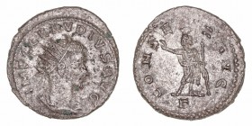 Claudio II
Antoniniano. VE. R/CONSER. AVG., en exergo P. 3.73g. RIC.201. Escasa. MBC-.