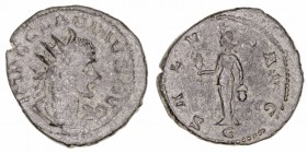 Claudio II
Antoniniano. AE. R/SALVS AVG., en exergo E. 3.75g. RIC.-. MBC-.