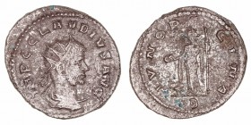 Claudio II
Antoniniano. VE. R/IVNO REGINA, en exergo B. 3.04g. RIC.212. MBC-.
