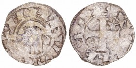 Corona Castellano Leonesa
Alfonso I de Aragón
Dinero. VE. Toledo. 0.81g. AB.25.1. BC.