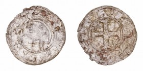 Corona Castellano Leonesa
Alfonso I de Aragón
Dinero. VE. Toledo. 0.65g. AB.25. BC+.