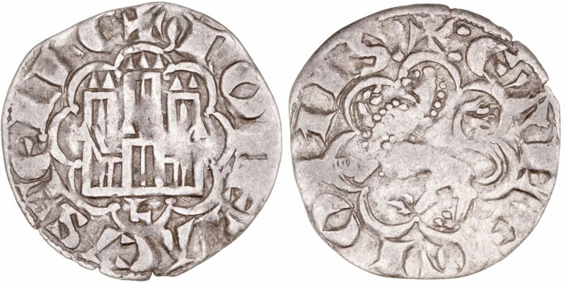 Corona Castellano Leonesa
Alfonso X
Noven. VE. León. Con L bajo el castillo. 0...