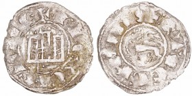 Corona Castellano Leonesa
Fernando IV
Dinero. VE. Burgos. Con B bajo el castillo. 0.83g. AB.319. MBC-.