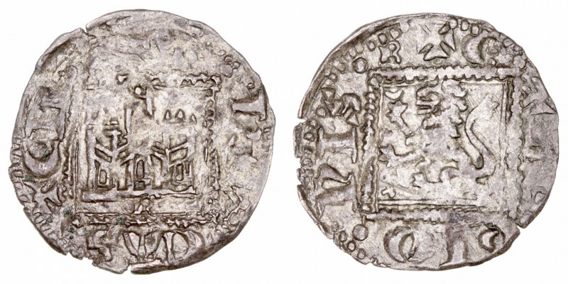 Corona Castellano Leonesa
Alfonso XI
Noven. VE. Burgos. Con B bajo el castillo...
