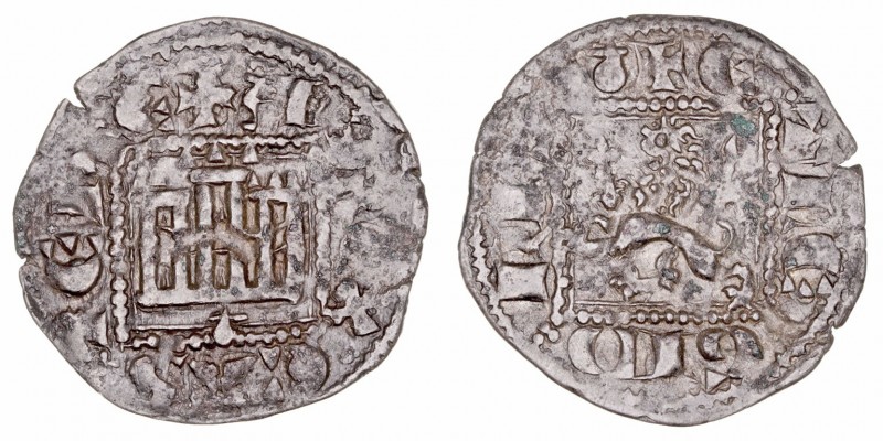 Corona Castellano Leonesa
Alfonso XI
Noven. VE. Coruña. Con venera bajo el cas...