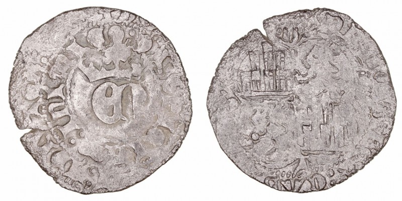 Corona Castellano Leonesa
Enrique II
Real de vellón. VE. Toledo. Con T y D (po...