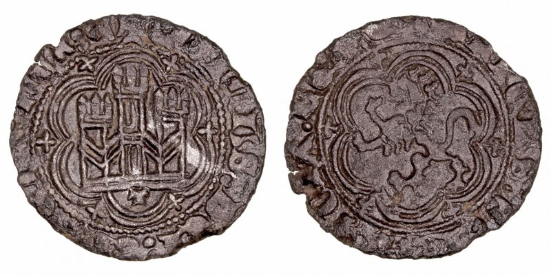 Corona Castellano Leonesa
Juan II
Blanca. VE. Toledo. Con T bajo el castillo. ...