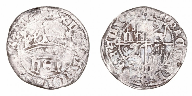 Corona Castellano Leonesa
Enrique IV
1/2 Real. AR. Segovia. Con acueducto en l...