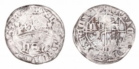 Corona Castellano Leonesa
Enrique IV
1/2 Real. AR. Segovia. Con acueducto en la parte inferior del eje. 1.55g. AB.725. Suave pátina. BC.