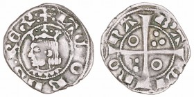 Reino de Aragón
Jaime II
Dinero. VE. Barcelona. 1.12g. Cru.344. MBC.