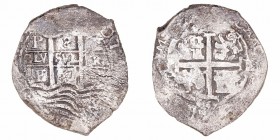 Carlos II
8 Reales. AR. Potosí E. (1667). 24.87g. Cal.342. Oxidaciones limpiadas. (BC-).