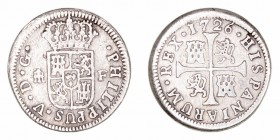 Felipe V
1/2 Real. AR. Segovia F. 1726. 1.29g. Cal.1921. MBC-.