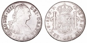 Carlos IV
8 Reales. AR. Potosí PP. 1795. 26.84g. Cal.718. MBC-.