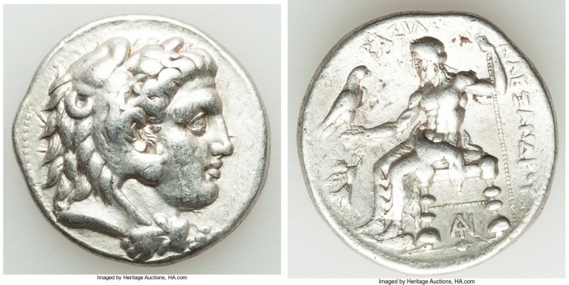 MACEDONIAN KINGDOM. Alexander III the Great (336-323 BC). AR tetradrachm (29mm, ...