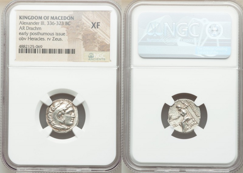 MACEDONIAN KINGDOM. Alexander III the Great (336-323 BC). AR drachm (17mm, 6h). ...