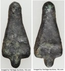 TAURIC CHERSONESUS. Karkinitis. Ca. 470-460 BC. AE (19mm, 1.09 gm). VF. Bilobate arrowhead. Kutajsov Type II. Anokhin 601. SNG BM Black Sea -. SNG Pus...