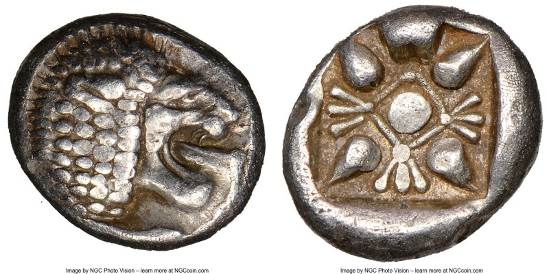 IONIA. Miletus. Ca. late 6th-5th centuries BC. AR 1/12 stater or obol (9mm). NGC...