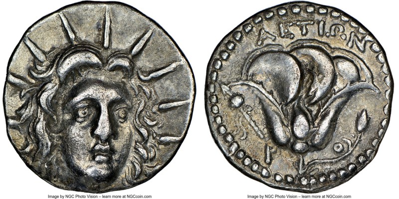 CARIAN ISLANDS. Rhodes. Ca. 205-190 BC. AR didrachm (20mm, 12h). NGC Choice VF. ...