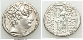 SELEUCID KINGDOM. Philip I Philadelphus (ca. 95/4-76/5 BC). AR tetradrachm (28mm, 15.77 gm, 1h). About XF. Lifetime or Posthumous issue of Antioch on ...