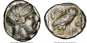 NEAR EAST or EGYPT. Ca. 5th-4th centuries BC. AR tetradrachm (25mm, 15.49 gm, 3h). NGC Choice AU 5/5 - 3/5. Head of Athena right, wearing crested Atti...