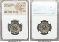 SYRIA. Antioch. Philip I (AD 244-249). BI tetradrachm (25mm, 1h). NGC Choice AU, Fine Style. Minted in Rome for use in Antioch, 4th officina, AD 244. ...