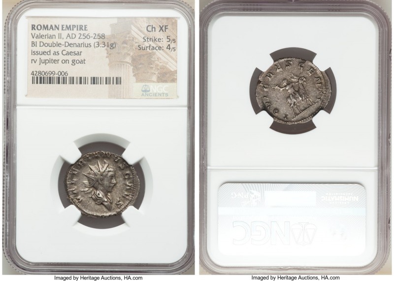 Valerian II, as Caesar (AD 256-258). BI antoninianus (23mm, 3.31 gm, 5h). NGC Ch...