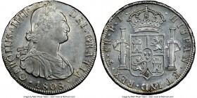 Charles IV 8 Reales 1808 PTS-PJ AU58 NGC, Potosi mint, KM73. Untoned and lustrous. 

HID09801242017

© 2020 Heritage Auctions | All Rights Reserved