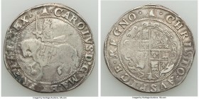 Charles I (1625-1649) 1/2 Crown ND (1634-1635) VF, Tower mint (under Charles), Bell mm, S-2773. 34.7mm. 14.86gm. 

HID09801242017

© 2020 Heritage Auc...