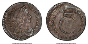 Charles II 4-Piece Certified Maundy Set 1684 PCGS, 1) Penny 1684/3 - AU58, S-3390. 2) 2 Pence 1684 - MS62, S-3388. 3) 3 Pence 1684/3 - AU55, S-3386. 4...