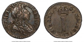 William III 4-Piece Certified Maundy Set 1701 PCGS, 1) Penny 1701 - AU55, KM499, S-3552. 2) 2 Pence 1701 - MS62, KM500.2, S-3551A. 3) 3 Pence 1701 - A...