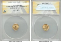Sicily. Enrico VI gold Tari ND (1194-1196) AU50 ANACS, Spahr-13. 

HID09801242017

© 2020 Heritage Auctions | All Rights Reserved
