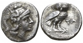 Calabria. Tarentum 272-240 BC. Drachm AR