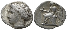 Bruttium. Terina circa 300 BC. Tetrobol AR