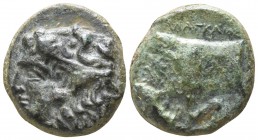Sicily. Agyrium circa 345-300 BC. Bronze Æ