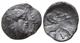 Sicily. Aitna 465-460 BC. Litra AR