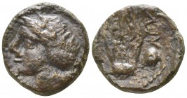 Sicily. Alaesa 241-190 BC. Bronze Æ