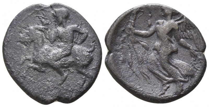 Sicily. Himera 450-420 BC.
Hemidrachm AR

14mm., 1,92g.

Pan riding goat le...