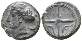 Sicily. Syracuse 415-405 BC. Bronze Æ