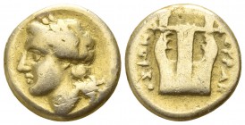 Sicily. Syracuse. Agathokles 317-289 BC. 1/4 Stater AV