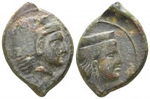 Sicily. Thermai Himerensis circa 407-406 BC. Bronze Æ