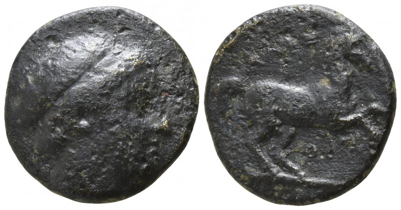 Kings of Macedon. . Alexander II 370-367 BC.
Bronze Æ

15mm., 3,04g.

Male ...