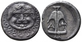 Thrace. Apollonia Pontika 500-400 BC. Drachm AR