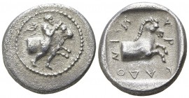 Thessaly. Pharkadon circa 460-440 BC. Hemidrachm AR