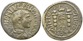 Pisidia. Antiocheia. Philip I Arab AD 244-249. Bronze Æ