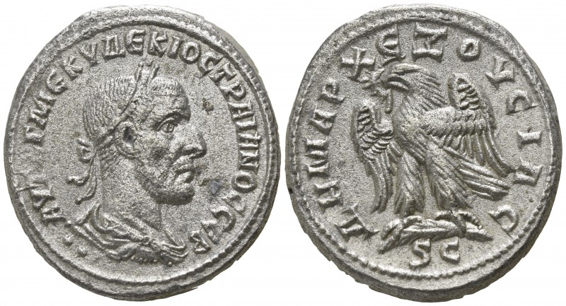 Syria. Antioch. Traianus Decius AD 249-251.
Billon-Tetradrachm

28mm., 11,93g...