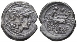 Furius Purpurio 169-158 BC. Rome. Denar AR
