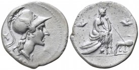 Anonymous 115-114 BC. Rome. Denar AR