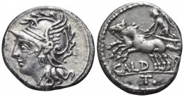 C. Coelius Caldus 104 BC. Rome. Denar AR